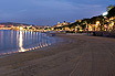 Cannes Plage De La Croisette A Soirée