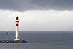 Phare De Cannes Sous Un Ciel Nuageux