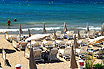 Touristes Sur La Plage De Cannes Côte D'Azur